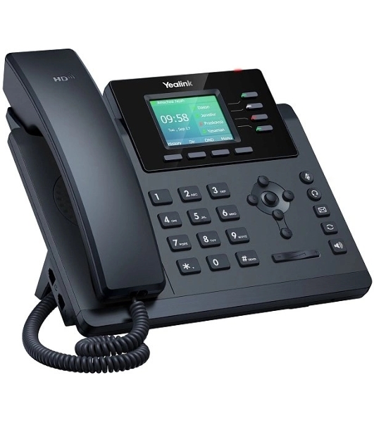 Настольный IP-телефон YEALINK SIP-T34W, 4 аккаунта, Wi-Fi, USB, 2.4' цветной экран, PoE, GigE, БП в компл. Шт