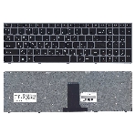 Клавиатура для ноутбука Lenovo IdeaPad B5400 M5400 черная с серебристой рамкой, фото3