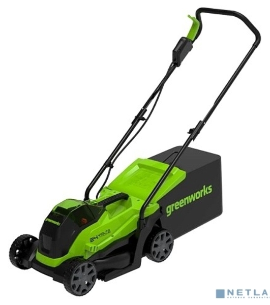 Газонокосилка аккумуляторная GreenWorks GD24LM33k4, 24 В, 0 Ач