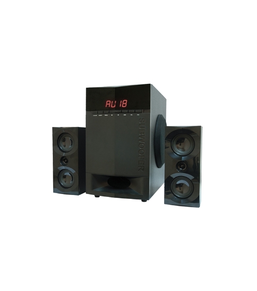 Акустическая система Dialog Progressive AP-230 BLACK акустические колонки 2.1, 35W+2*15W RMS, Bluetooth, USB+SD reader