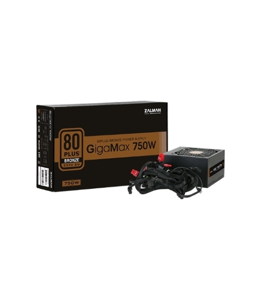 Блок питания Zalman ZM750-GVII, 750Вт, 80 PLUS Bronze, 120мм, черный