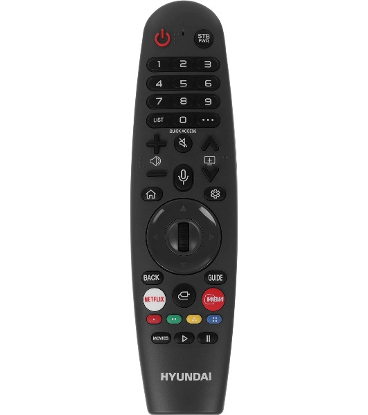 Телевизор Hyundai 65' H-LED65BU7100 серый/серый LED UHD 60Hz WebOS