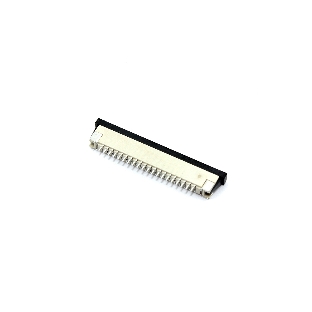 Разъем FPC Half Coverage Top Contact 1.0K-BS-20PWB 20 pin высота 2мм шаг 1мм
