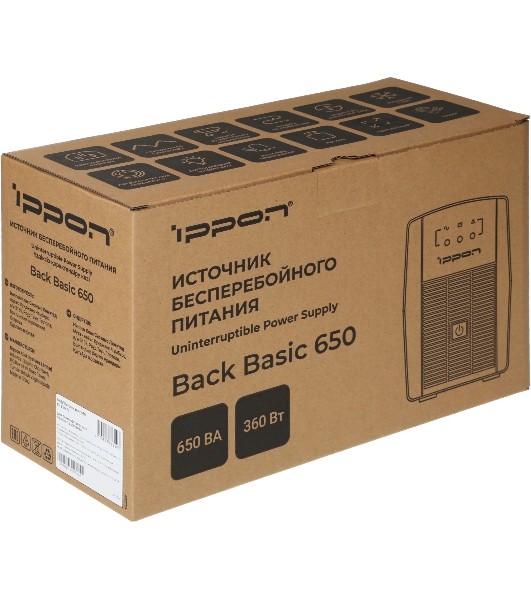 Источник бесперебойного питания Ippon Back Basic 650 337477