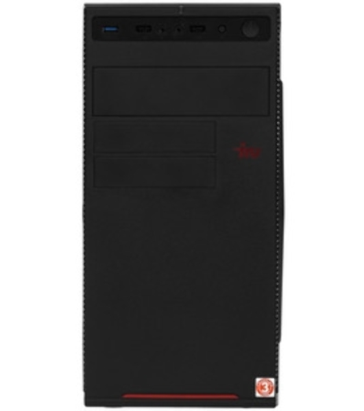 Компьютер IRU Planio 310H6SEV MT i3 12100 (3.3) 16Gb SSD256Gb UHDG 730 FreeDOS GbitEth 400W черный (RUS) (2112581)