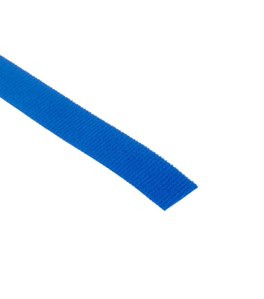Лента-липучка многоразовая Rexant 5 м х 20 мм, синяя (1 шт.)