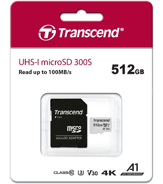 Флеш карта 512Gb microSD w/adapter UHS-I U3 A1