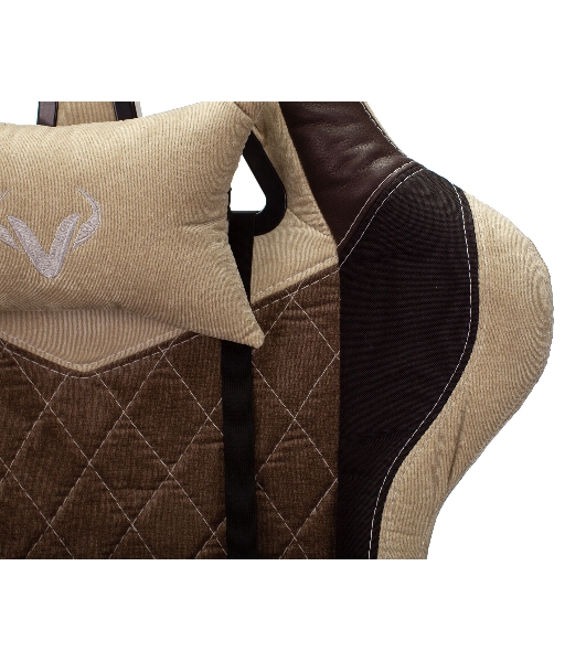 Кресло игровое Бюрократ VIKING 7 KNIGHT BR FABRIC коричневый текстиль/эко.кожа крестовина металл/пластик
