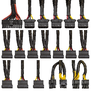 Блок питания серверный 1200W ExeGate ServerPRO-1200ADS (ATX, APFC, КПД 82% (80 PLUS), 2x8см fans, 24pin, 2x(4+