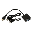 Адаптер HDMI (M)-VGA (F) 00-00027496 черный GOPOWER, фото3