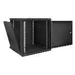 Шкаф телекоммуникационный 19' настенный 12U ExeGate EC-WM-12U.600.M.BLACK (19', 12U, 600x600x635 мм (ШхГхВ), передняя дверь металл, съемные боковые панели, пыле- и влагозащита IP23, черный RAL 9004), фото13