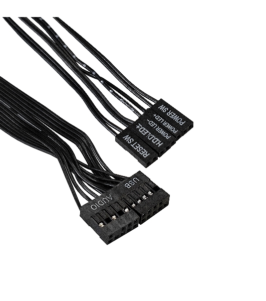 Компьютерный корпус Minitower ExeGate BAA-113-AA500 (mATX, БП AA500 с вент. 8см, 2*USB, аудио, черный)