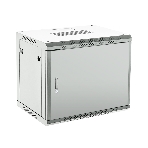 Шкаф коммутационный Rexant настенный 18U 600x600 мм пер. дв. металл серый, фото 1