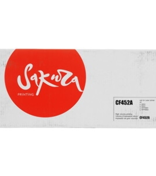 Картридж Sakura CF452A для HP, желтый, 10500 к.