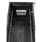 Шкаф коммутационный Lanmaster (TWT-CBB-42U-6X10-G1) напольный 42U 600x1000 мм пер. дв. стекл задн. дв. спл. стал. лист 2-хст. 2 бок. пан. 800 кг черный IP20, фото8