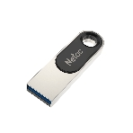 Флешка USB Netac U278 (NT03U278N-064G-20PN), 64Gb, USB 2.0, R/W 50/10, серебристый/черный, фото 1
