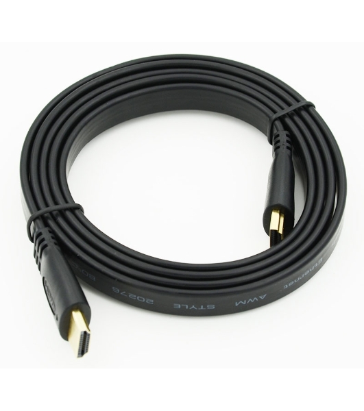 Кабель HDMI v.1.4 1.5м Flat плоский HDMI (m)/HDMI (m)