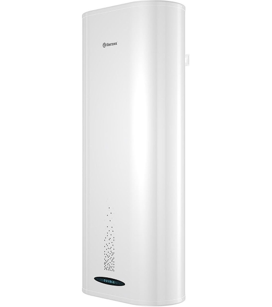 Водонагреватель электрический Thermex Double 100 белый, накопительный, 100 л, 2,5 кВт, настенный, плоский, универсальная ориентация, бак из нержавеющей стал