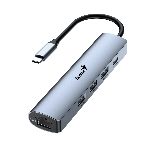 USB-концентратор Genius UH-545, USB Type-C, USB/RJ45, USB Type-C, фото2