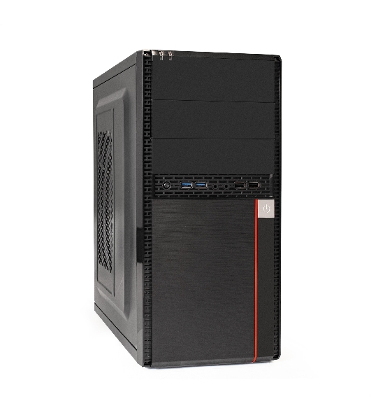 Компьютерный корпус Minitower ExeGate MA-371X-UNS350 (mATX, БП UNS350 с вент. 12см, 2*USB+2*USB 3.0, аудио, черный)