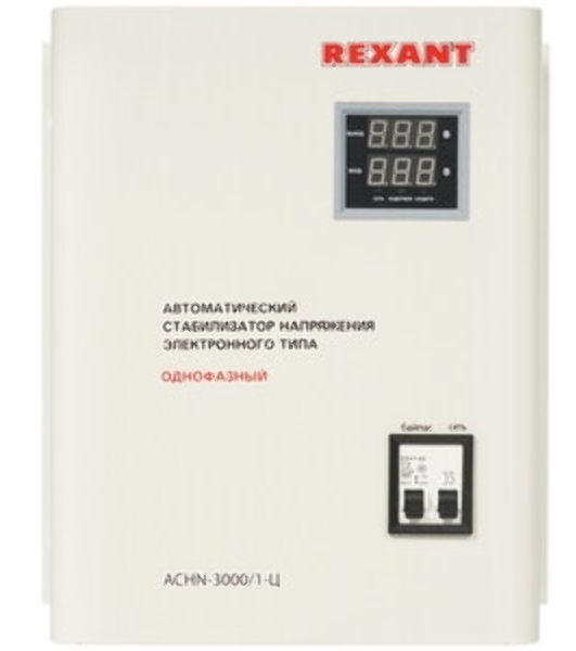 Стабилизатор напряжения настенный Rexant АСНN-3000/1-Ц