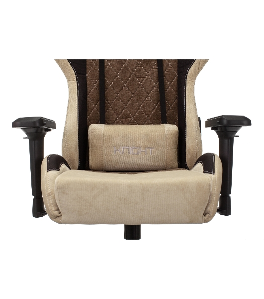 Кресло игровое Бюрократ VIKING 7 KNIGHT BR FABRIC коричневый текстиль/эко.кожа крестовина металл/пластик
