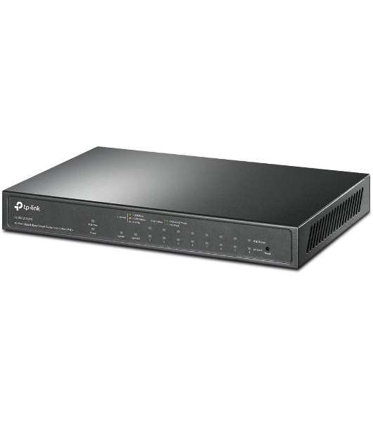 Коммутатор TP-Link TL-SG1210MPE Easy Smart 10-портовый гигабитный с 8 портами PoE+