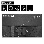 Крепление настенное ExeGate EWM1-3420-01 (кронштейн для одного монитора 13'-34', VESA 75x75, 100x100, макс. нагрузка 20 кг, наклон -8°/+8°, поворот -90°/+90°, расстояние до стены 65-190мм, черный), фото5