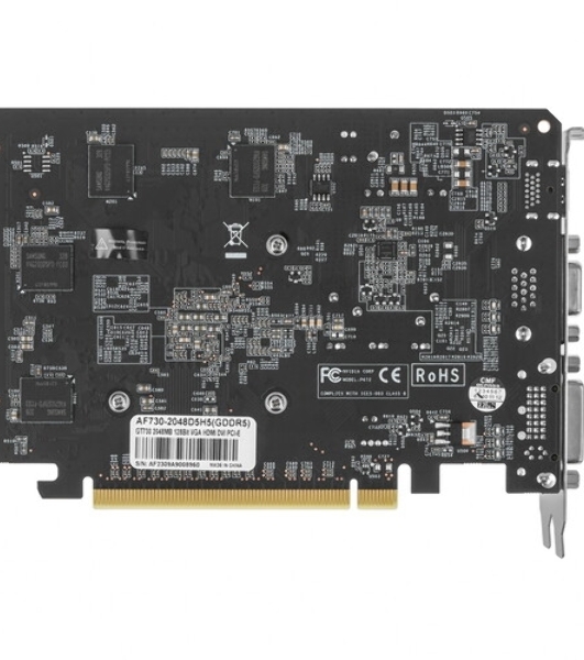 Видеокарта Afox GT730 2Gb GDDR5 128bit VGA DVI-D HDMI 1FAN RTL