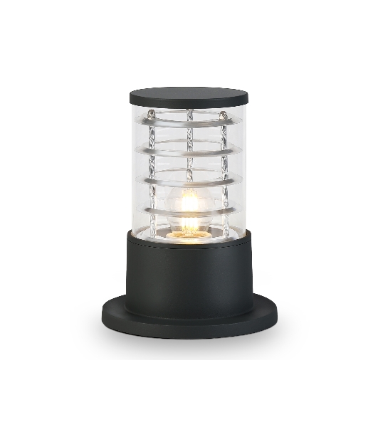 Светильник Ambrella light ST2532 BK/CL черный/прозрачный IP54 E27 max 40W D108*200
