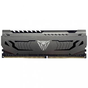 Оперативная память Patriot Viper Steel, DDR4, 16GB (1x16 GB), 3200 MHz, CL16, DIMM, радиатор, черный