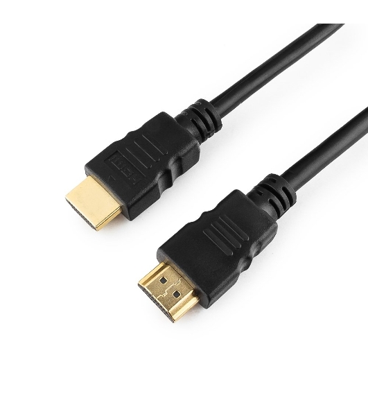 Кабель Cablexpert HDMI CC-HDMI4-1M, 19M/19M, v2.0, медь, позол.разъемы, экран, 1м, черный, пакет