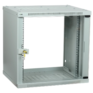 Шкаф ITK LWE3-12U66-GF LINEA WE 12U 600x600 мм дверь стекло серый