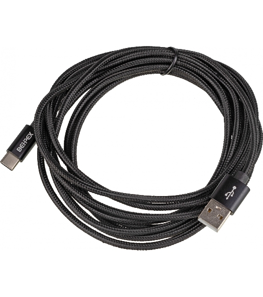 Кабель USB (m)-USB Type-C (m) 3м черный