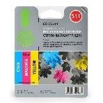 Картридж струйный Cactus CS-CL511 многоцветный (9 мл) для Canon MP240 MP250 MP260 MP270 MP480, фото 1