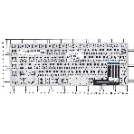 Клавиатура для ноутбука Samsung 470R4E BA59-03619C, черная, фото 1
