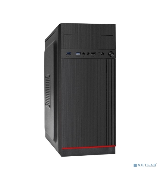 Компьютерный корпус Miditower ExeGate AA-442U2-AA350 (ATX, AA350 8 см, 1хUSB+2хUSB 3.0, аудио, черный)