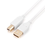 Кабель а/в GoPower Длина 1.8 м Разъемы USB A (M)-USB B (M) белый 00-00028931, фото3
