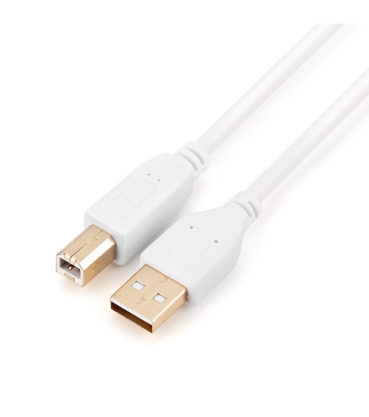 Кабель а/в GoPower Длина 1.8 м Разъемы USB A (M)-USB B (M) белый 00-00028931