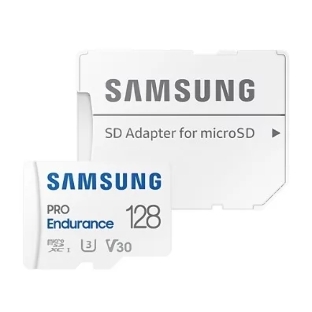 Флеш карта microSDXC 128Gb Samsung PRO Endurance (для видеорегистратора) Class 10, UHS-I, W 30 МБ/с, R 100 МБ/с, MB-MJ128KA/APC адаптер на SD