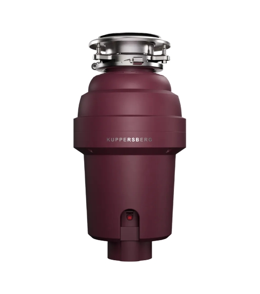 Измельчитель пищевых отходов Kuppersberg WS 750 V, High-Tech, мощность 750 Вт, 3800-4200 об/мин, защита от перегрева, авто выключение, DC мотор, шумоизоляция, уровень шума 70 дБ, винный