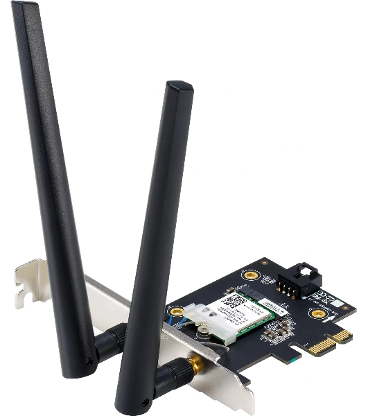 Сетевой адаптер Wi-Fi + Bluetooth Asus PCE-BE6500 BE6500 PCI Express 2ант.