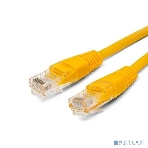Кабель патч-корд, Filum FL-U5-C-0.5M-Y U/UTP 5e cat. 0.5м, 26AWG(7x0.16 мм), чистая медь, PVC, жёлтый, фото 1
