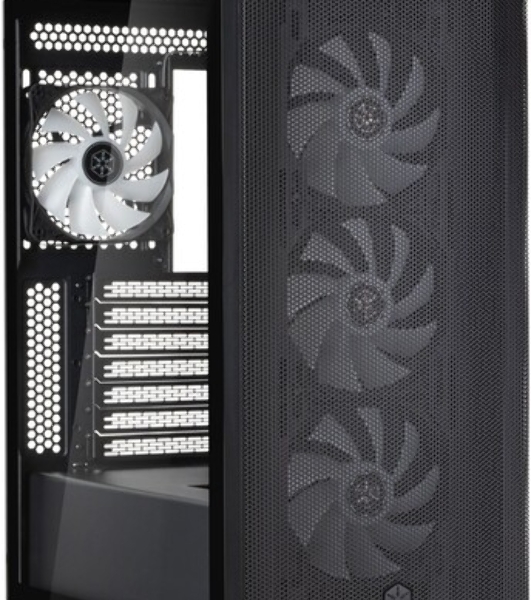 Компьютерный корпус Silverstone G41FA512ZBG0020 High airflow ATX mid-tower chassis with dual radiator support and ARGb lighting High airflow ATX mid-tower chassis with dual radiator support and ARGb lighting