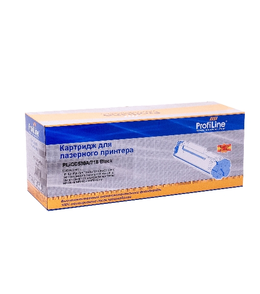 Картридж лазерный ProfiLine PL-CC530A/718 для принтеров HP CLJ CP2025n/CP2025dn/CP2025x/CM2320n/CM2320nf/CM2320fxi/Canon LBP-7200C/7210CDN/MF8350CDN черный 3500 копий