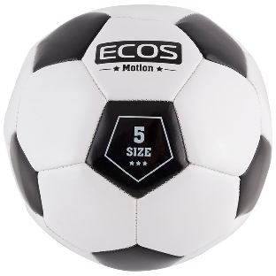 Ecos Мяч футбольный BL-2001 (№5, 2 цвет., машин. строчка, ПВХ)