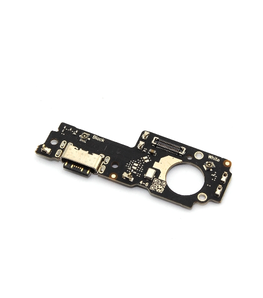 Нижняя плата (шлейф) с разъемом зарядки и микрофоном для Xiaomi Poco M5 (22071219CG)