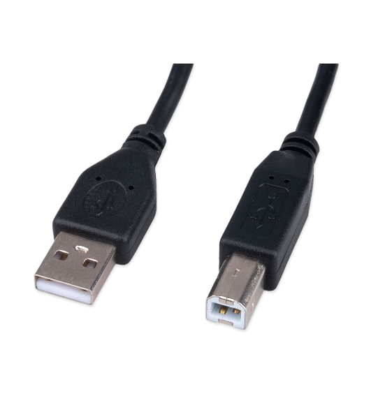 Кабель USB2.0 Cablexpert CCP-USB2-AMBM-1M, AM/BM, медь, двойной экран, Pro, 1м, черный, пакет