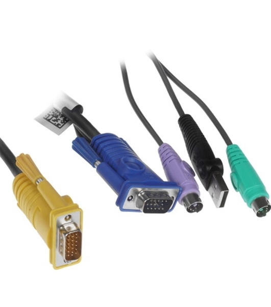 Кабель ATEN USB-PS/2 HYBRID CABLE.; 3M*2L-5303UP
