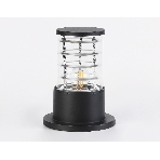 Светильник Ambrella light ST2532 BK/CL черный/прозрачный IP54 E27 max 40W D108*200, фото 1